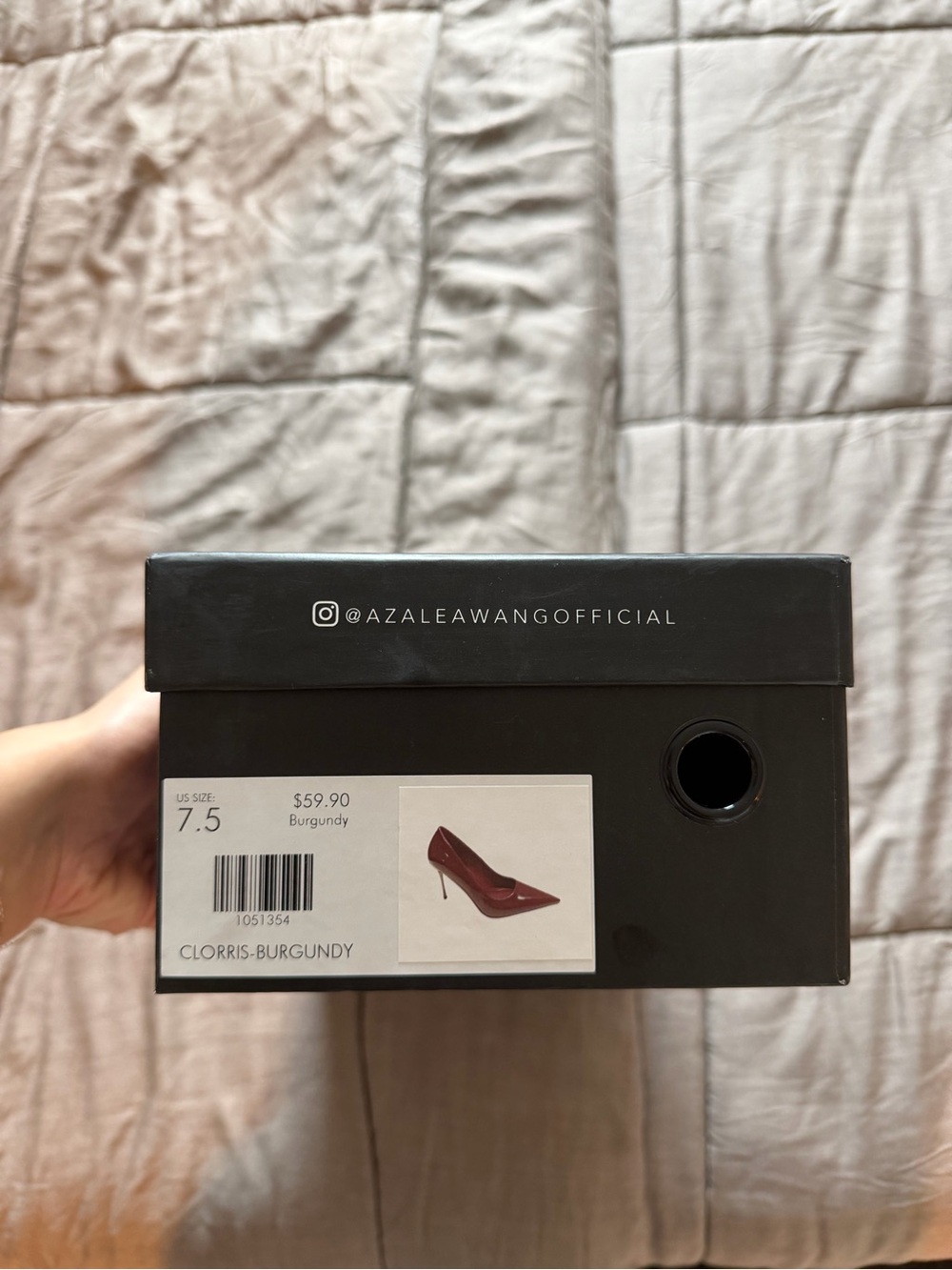 Burgundy azalea wang